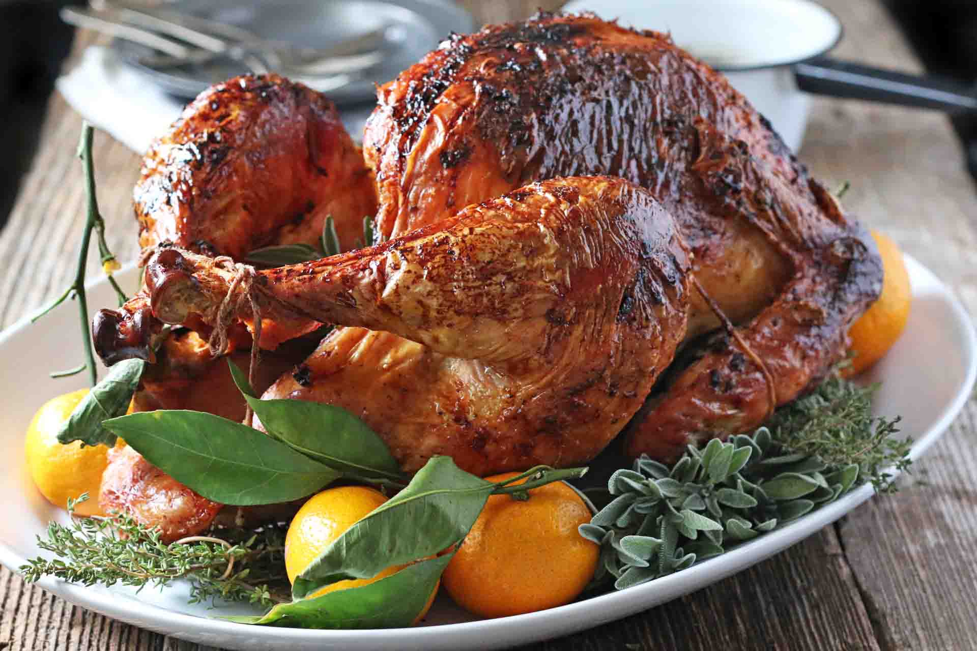 Roast Turkey with Sage and Lemon