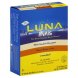 Luna minis energy bars snack size, assorted Calories