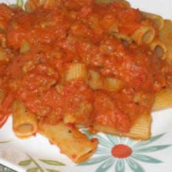 Pasta With Pink Vodka Sauce and Sausage