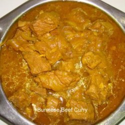 Burmese Beef  Curry