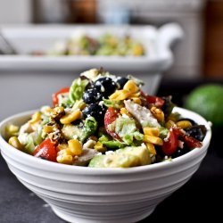 Grilled Chicken-Blueberry Salad