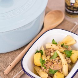 Honey Mustard Chicken Pot With Parsnips