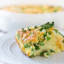 Baked Asparagus and Cheese Frittata
