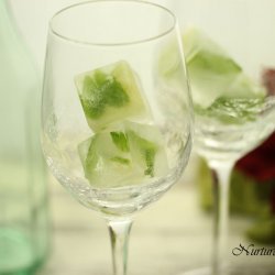 Lime Ice Cubes
