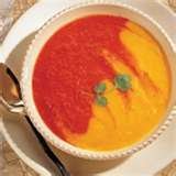 Red And Yellow Bell Pepper Soup