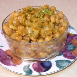 Spicy Curried Chickpeas
