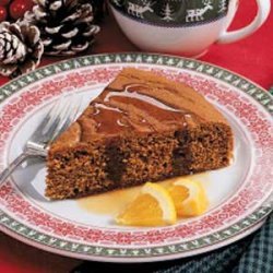 Gingerbread with Brown Sugar Sauce