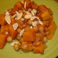 Moroccan Chickpeas and Sweet Potatoes